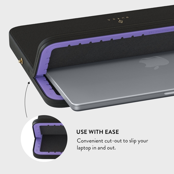 Burga Red Jungle Leopard Print Laptop Sleeve - Picture 5 of 8